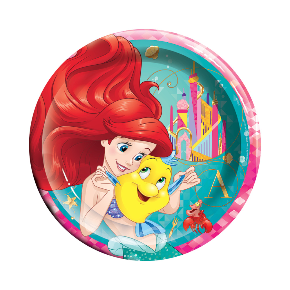 Plato 7 La Sirenita 6pz