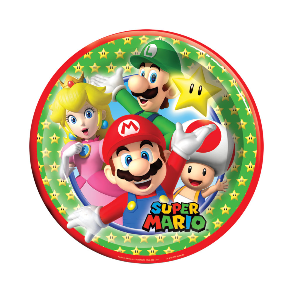 Plato 7 Super Mario Bros 6pz