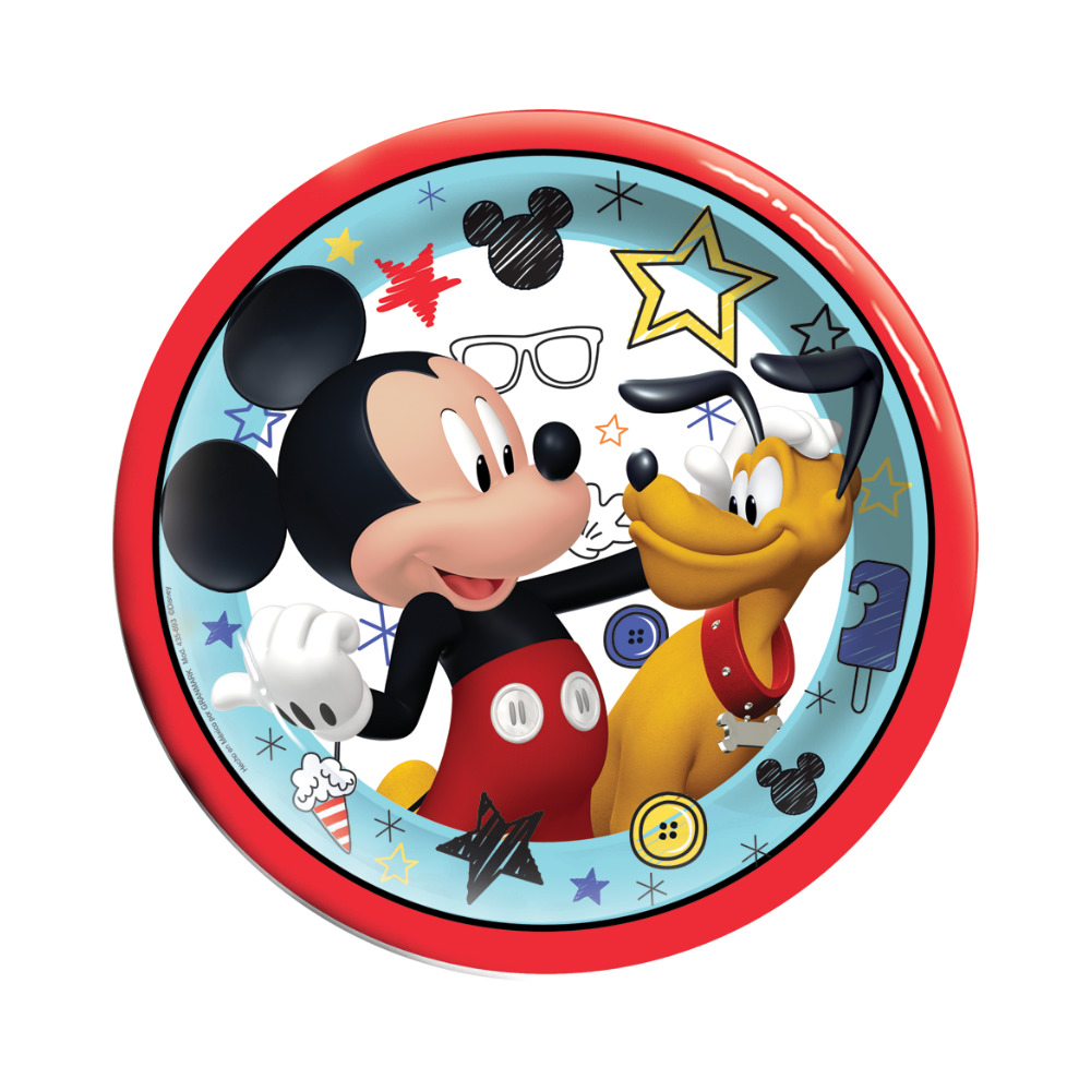 Plato 7 Mickey Mouse 6pz
