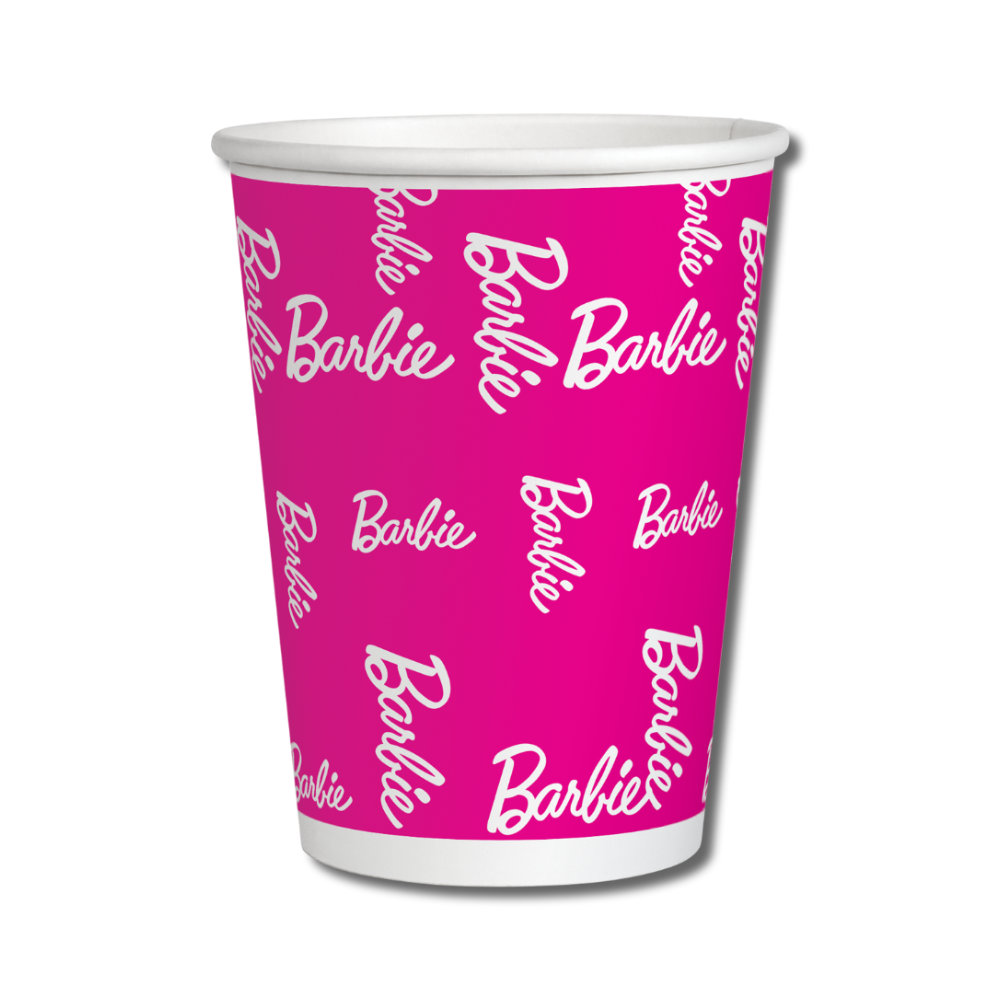 Vaso 9oz Barbie 6pz