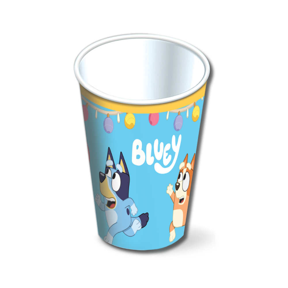 Vaso 9oz Bluey 6pz