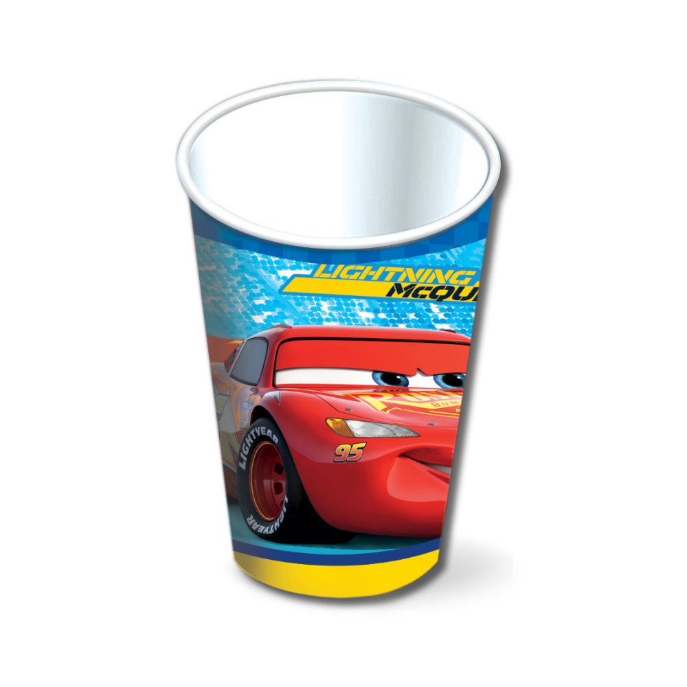 Vaso 9oz Cars 6pz
