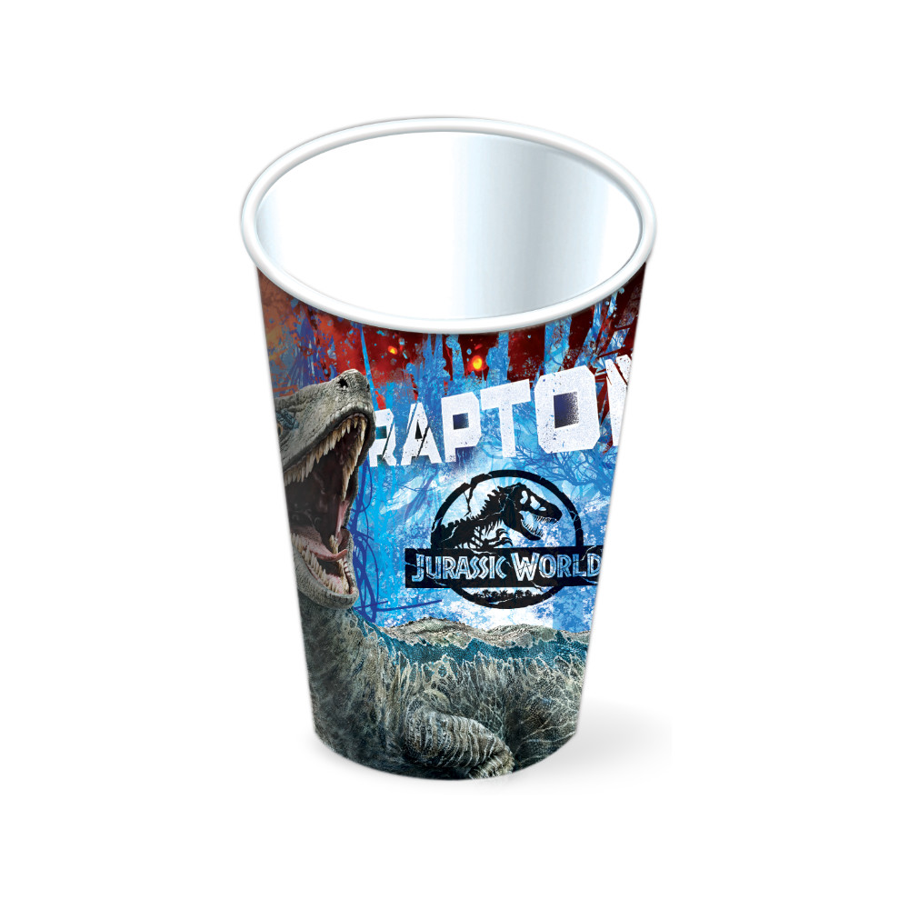 Vaso 9oz Jurassic World 6pz