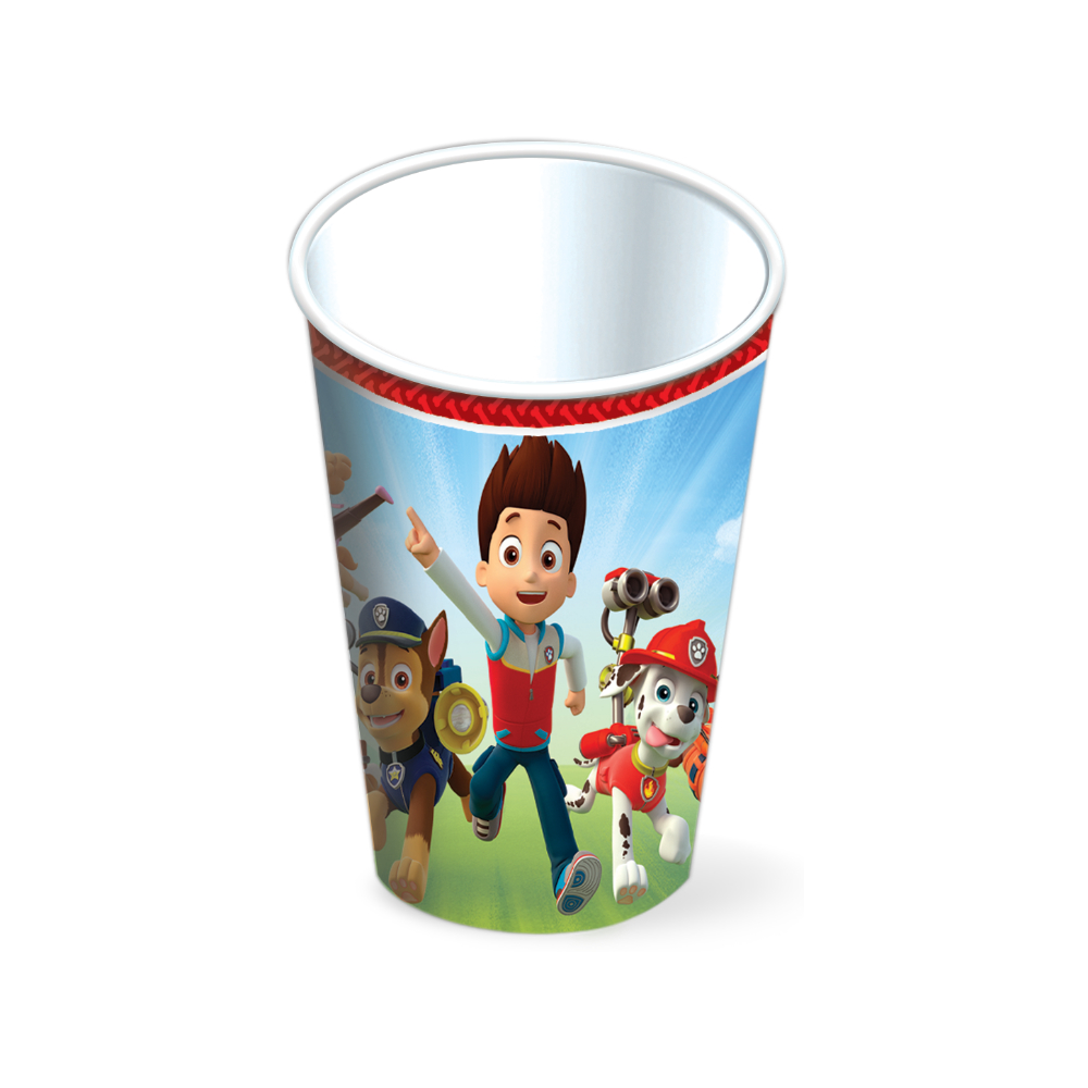 Vaso 9oz Paw Patrol Niño 6pz