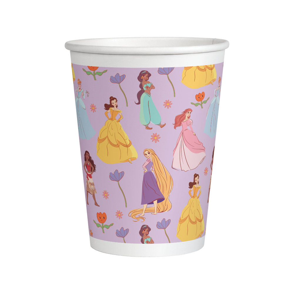 Vaso Princesas 6pz