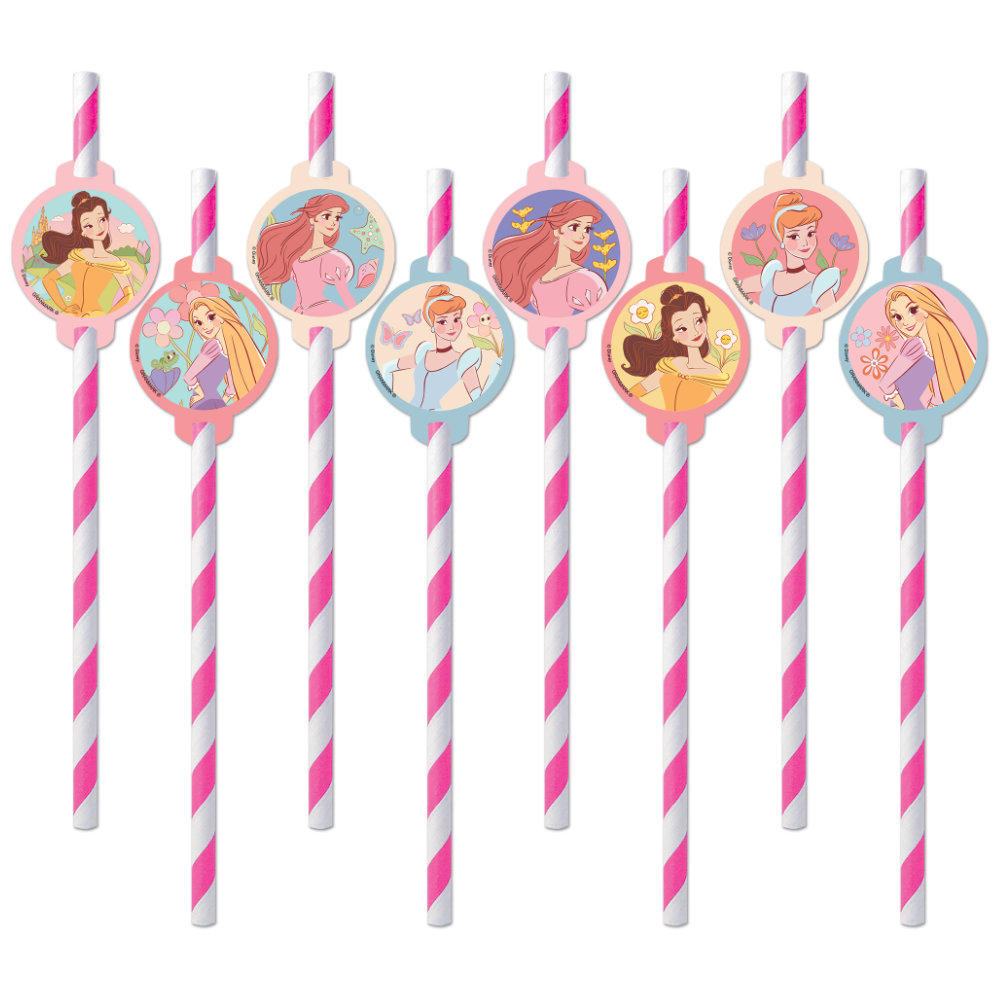 Popote Princesas 8pz