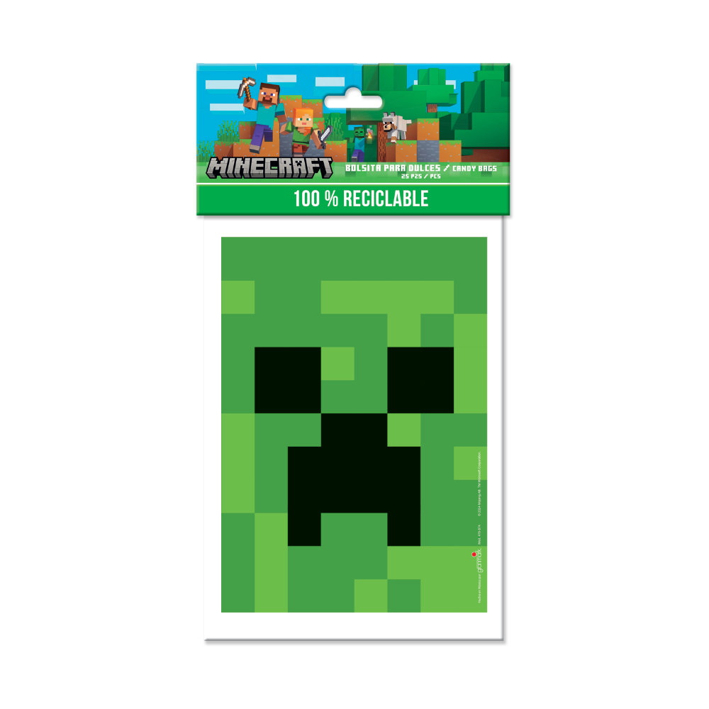 Bolsa Dul Minecraft 25pz