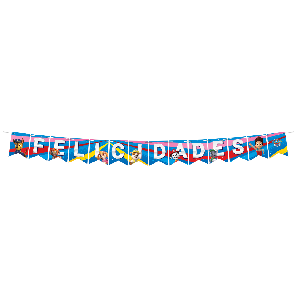 Banderin Paw Patrol Niño