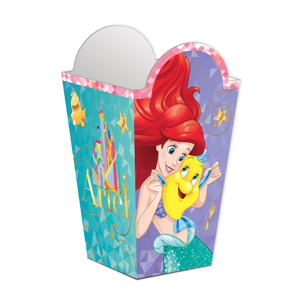Cajita Fantasia La Sirenita 6pz