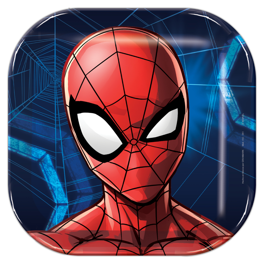 Plato 9 Spiderman 6pz