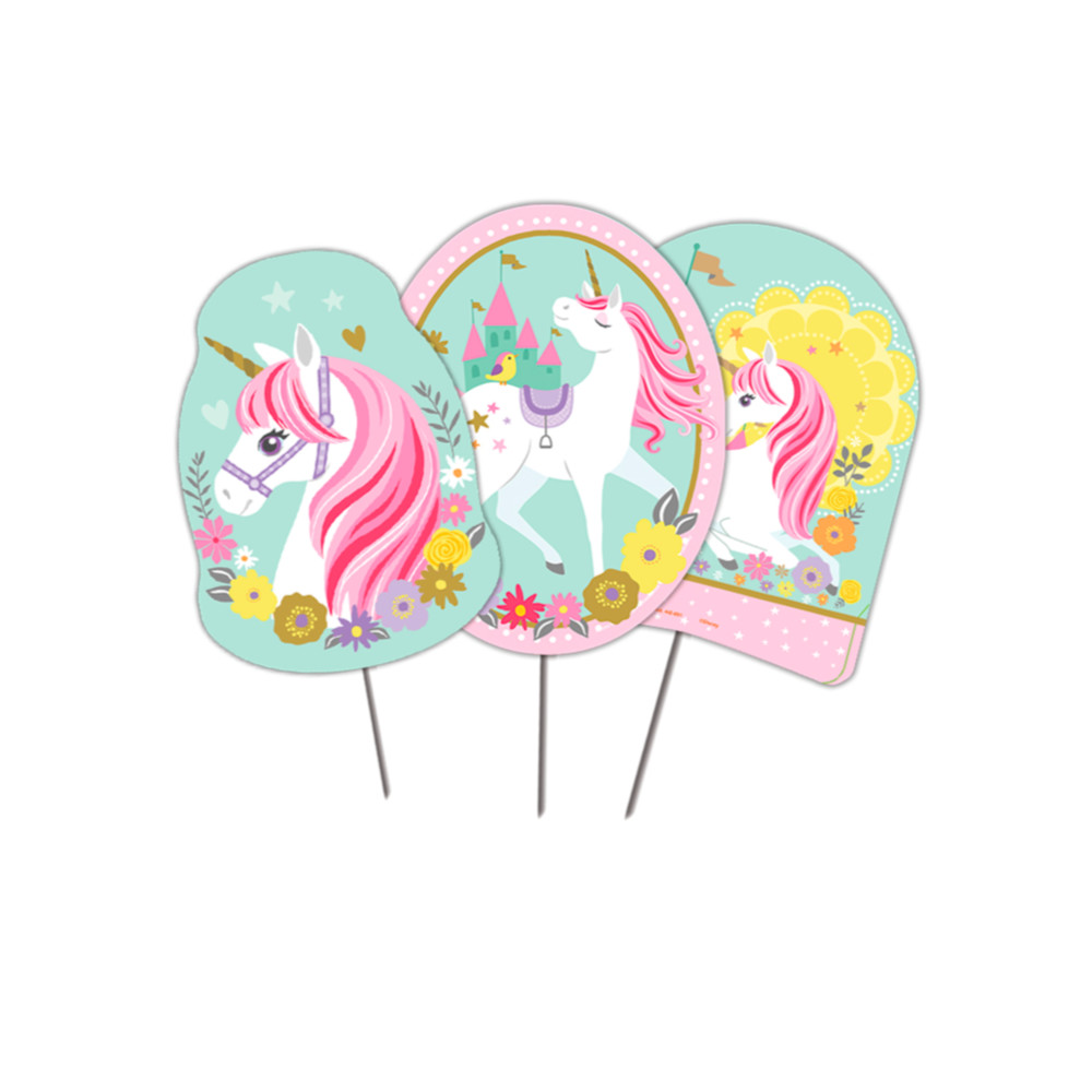 Topper Unicornio 6pz