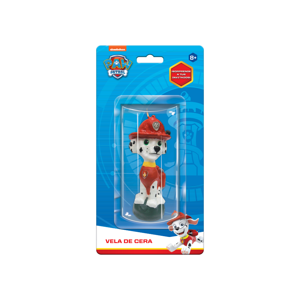 Vela Figura Marshall Paw Patrol