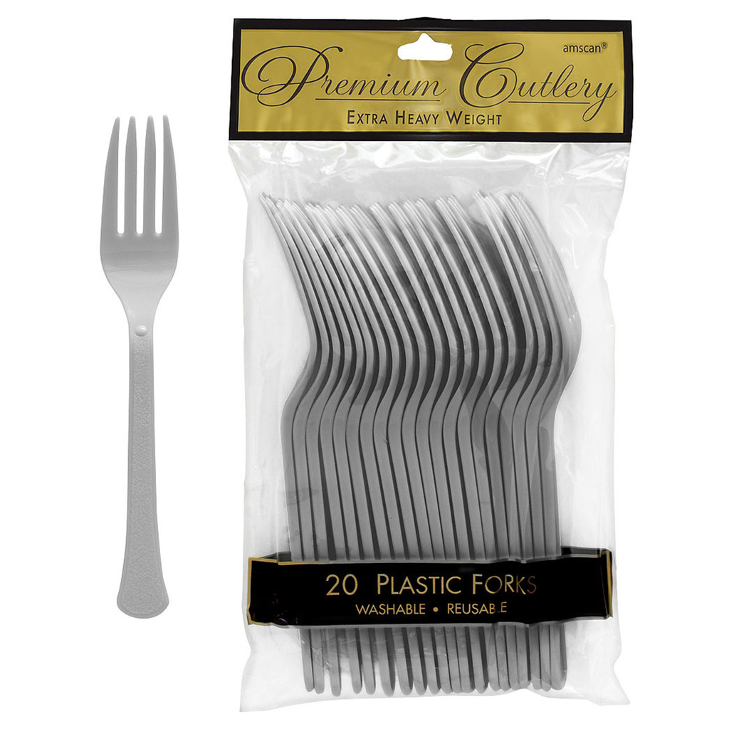 Tenedores Plata 20 pz