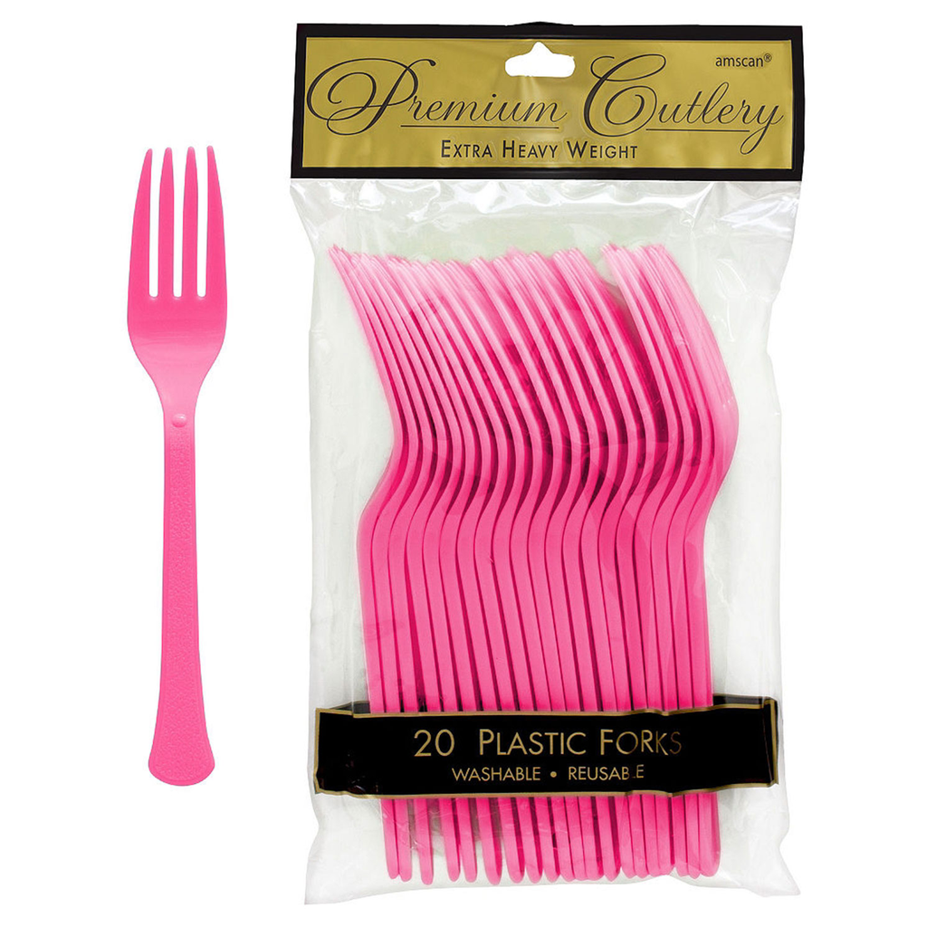 Tenedores Magenta 20 pz