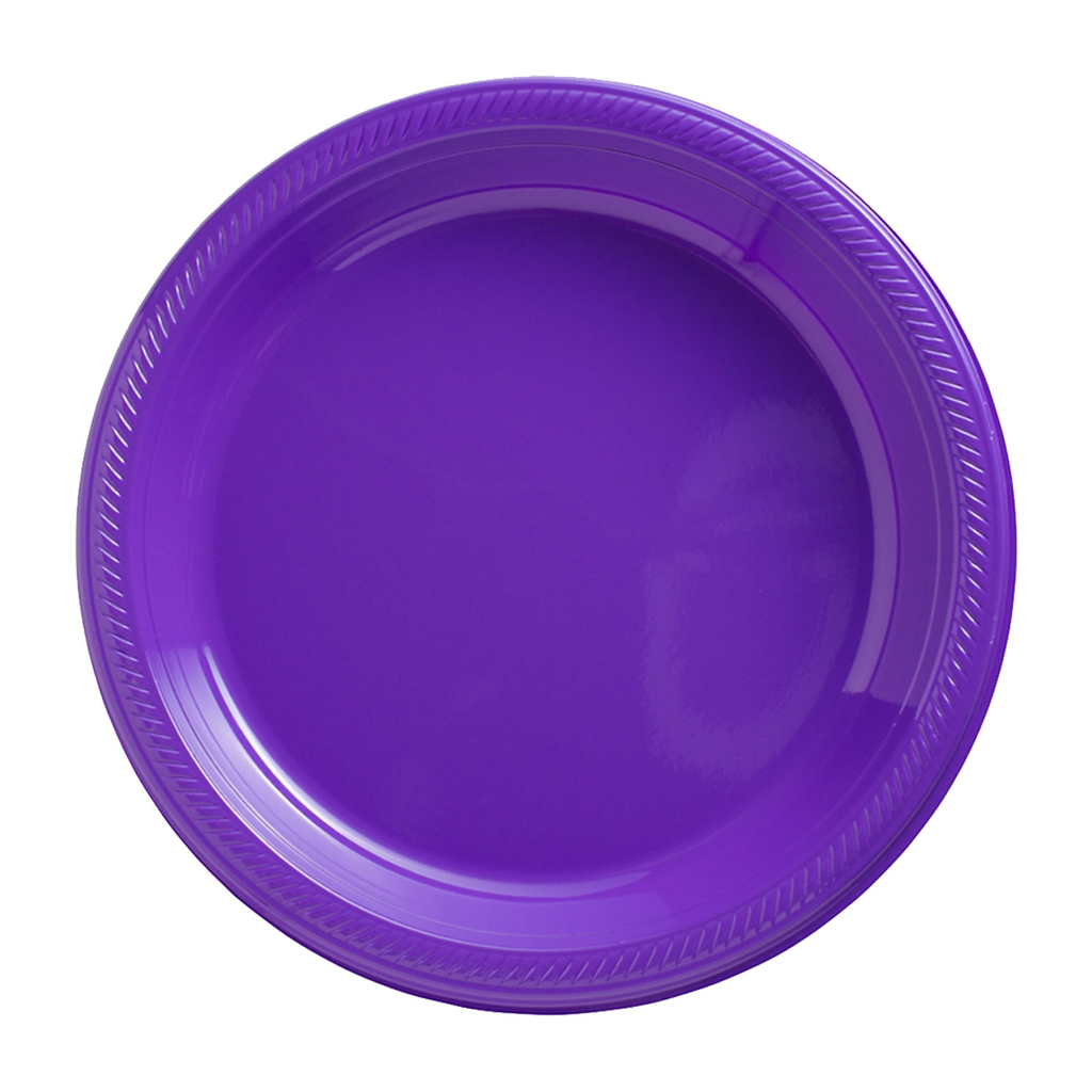 Plato 9" Morado 20 pz