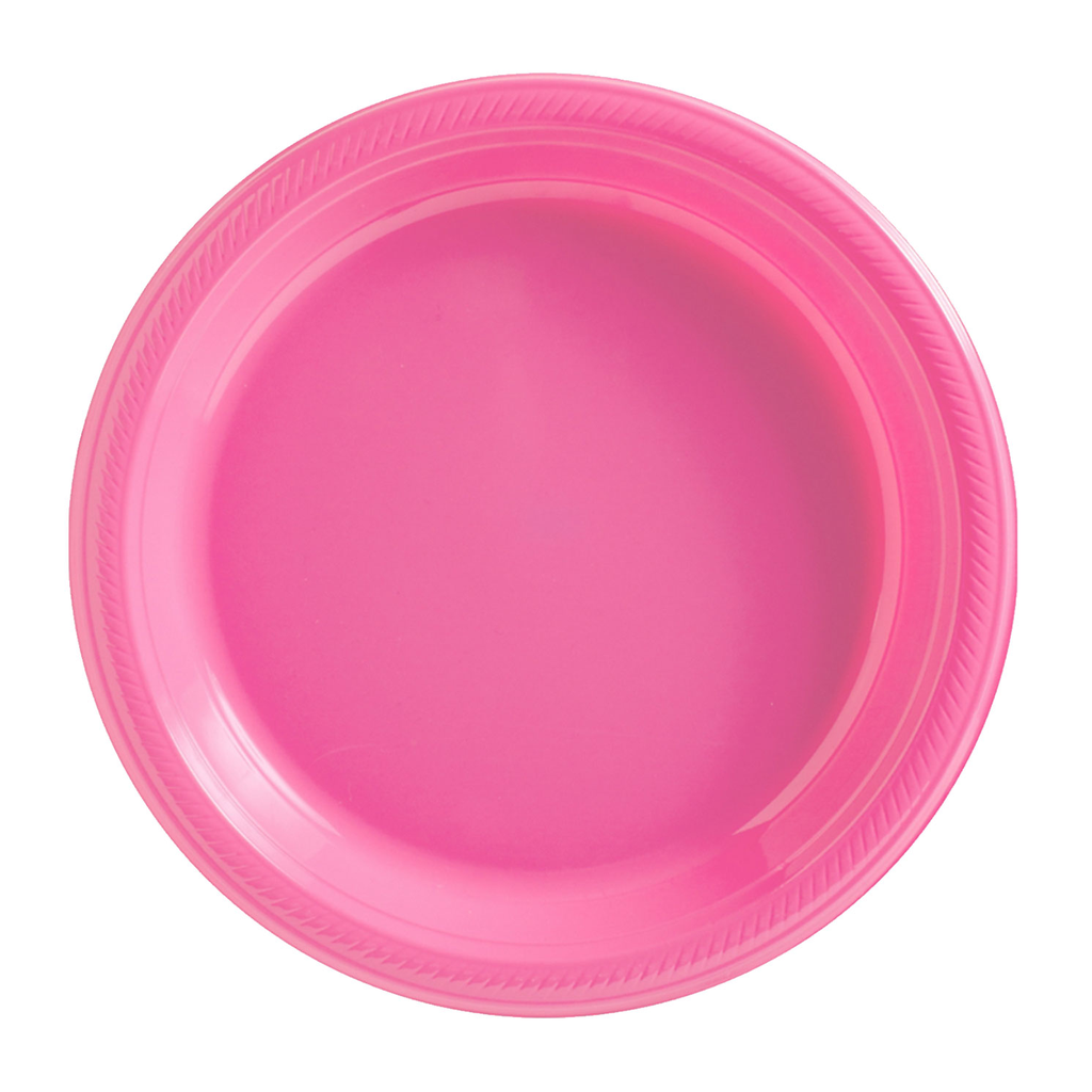 Plato 9" Magenta 20 pz