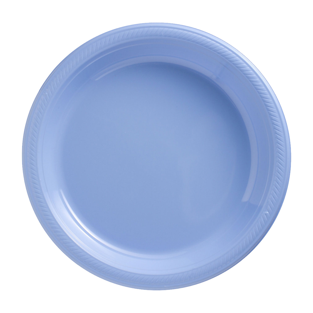 Plato 9" Azul Pastel 20 pz