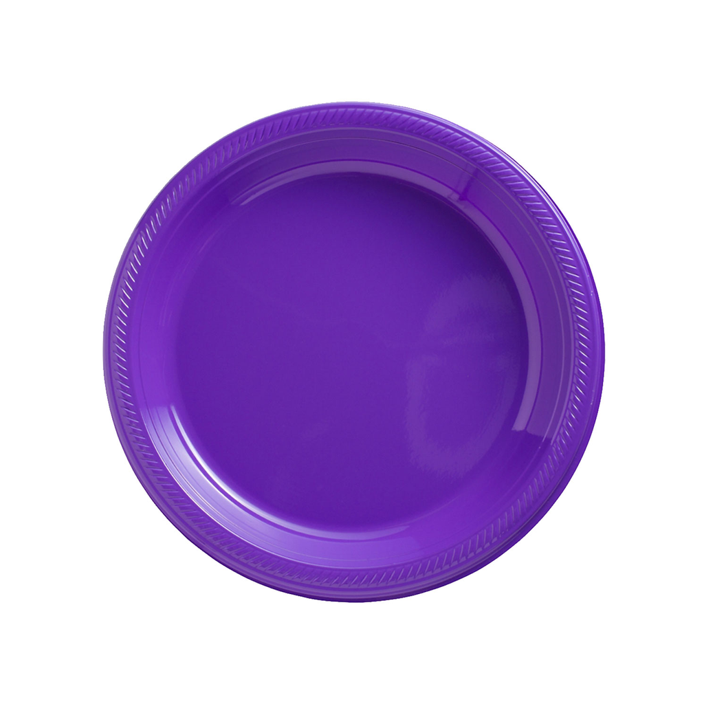 Plato 7" Morado 20 pz
