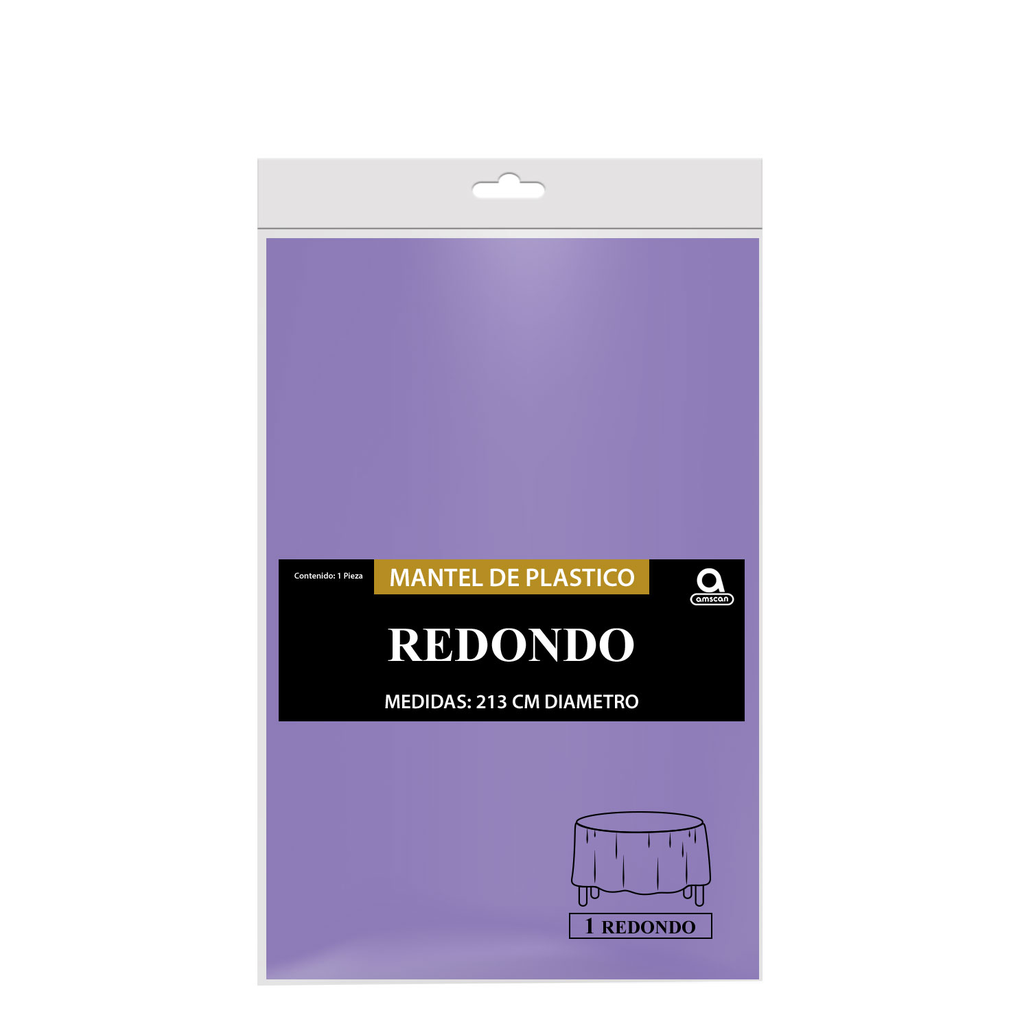 Mantel Redondo Lavanda