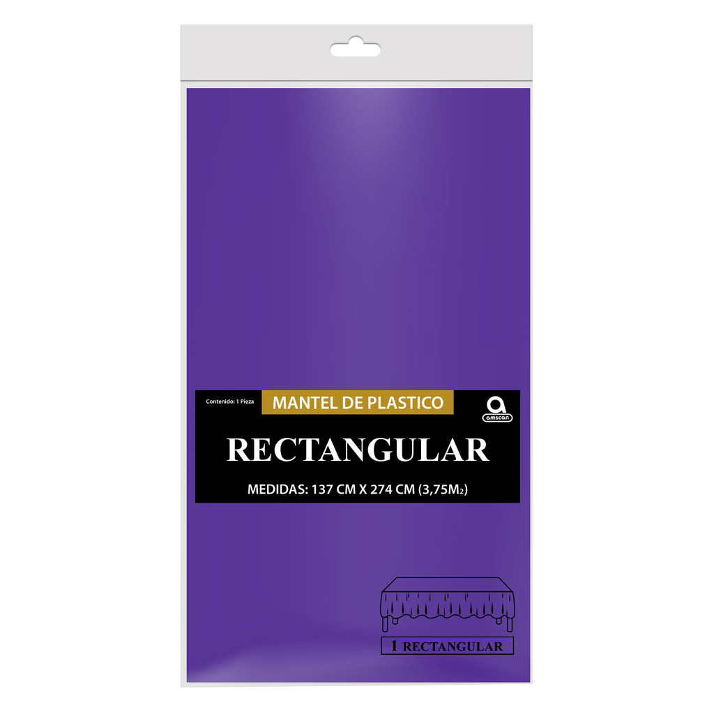 Mantel Rectangular Morado