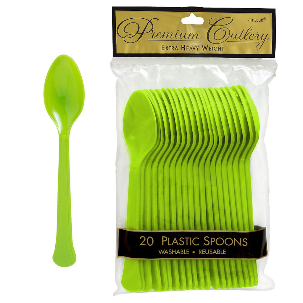 Cucharas Verde Kiwi 20 pz