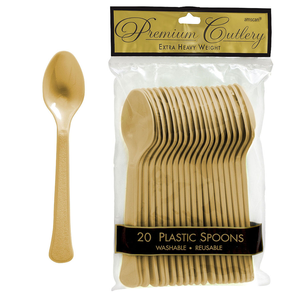 Cucharas Oro 20 pz