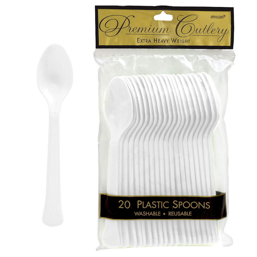 Cucharas Blanco 20 pz