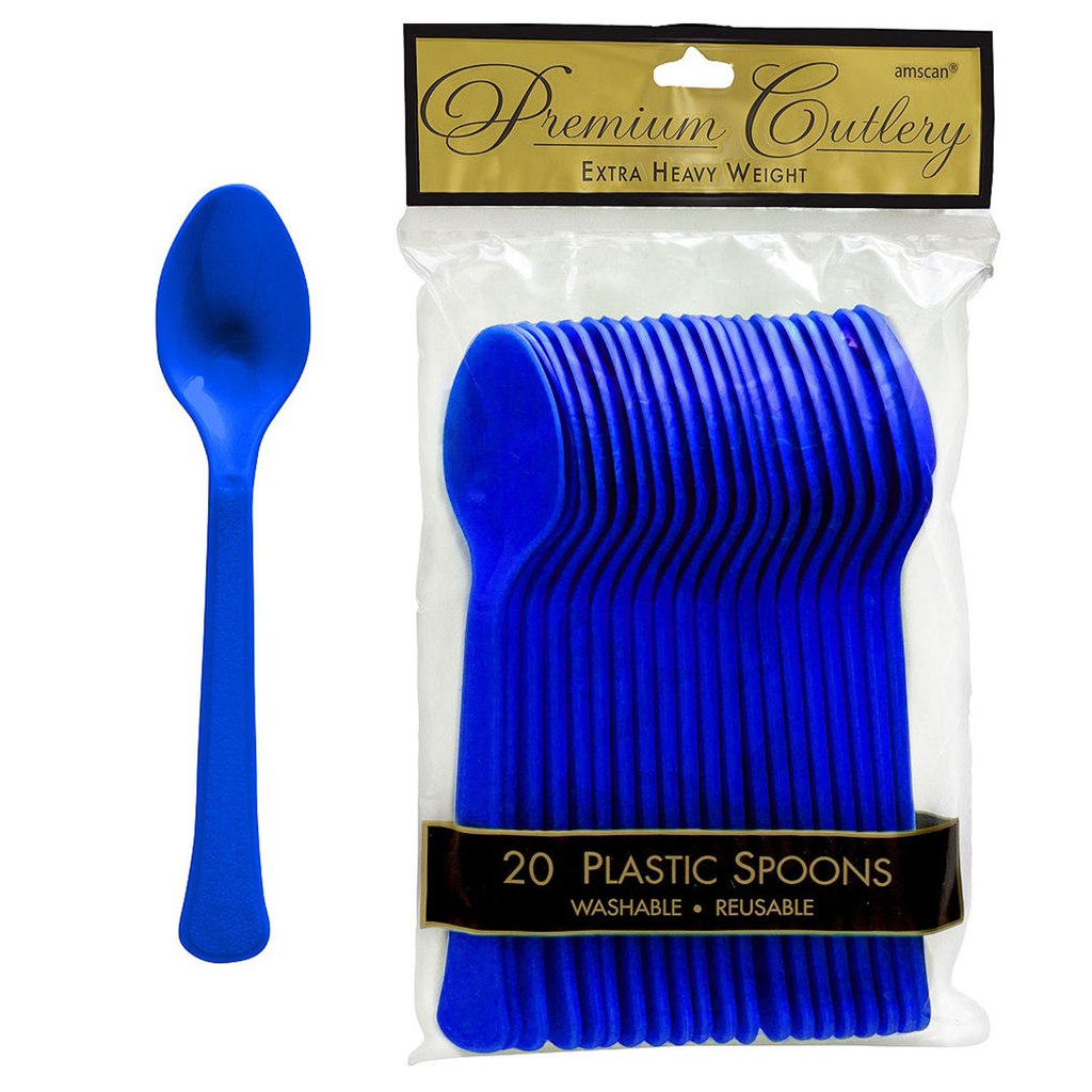 Cucharas Azul Rey 20 pz