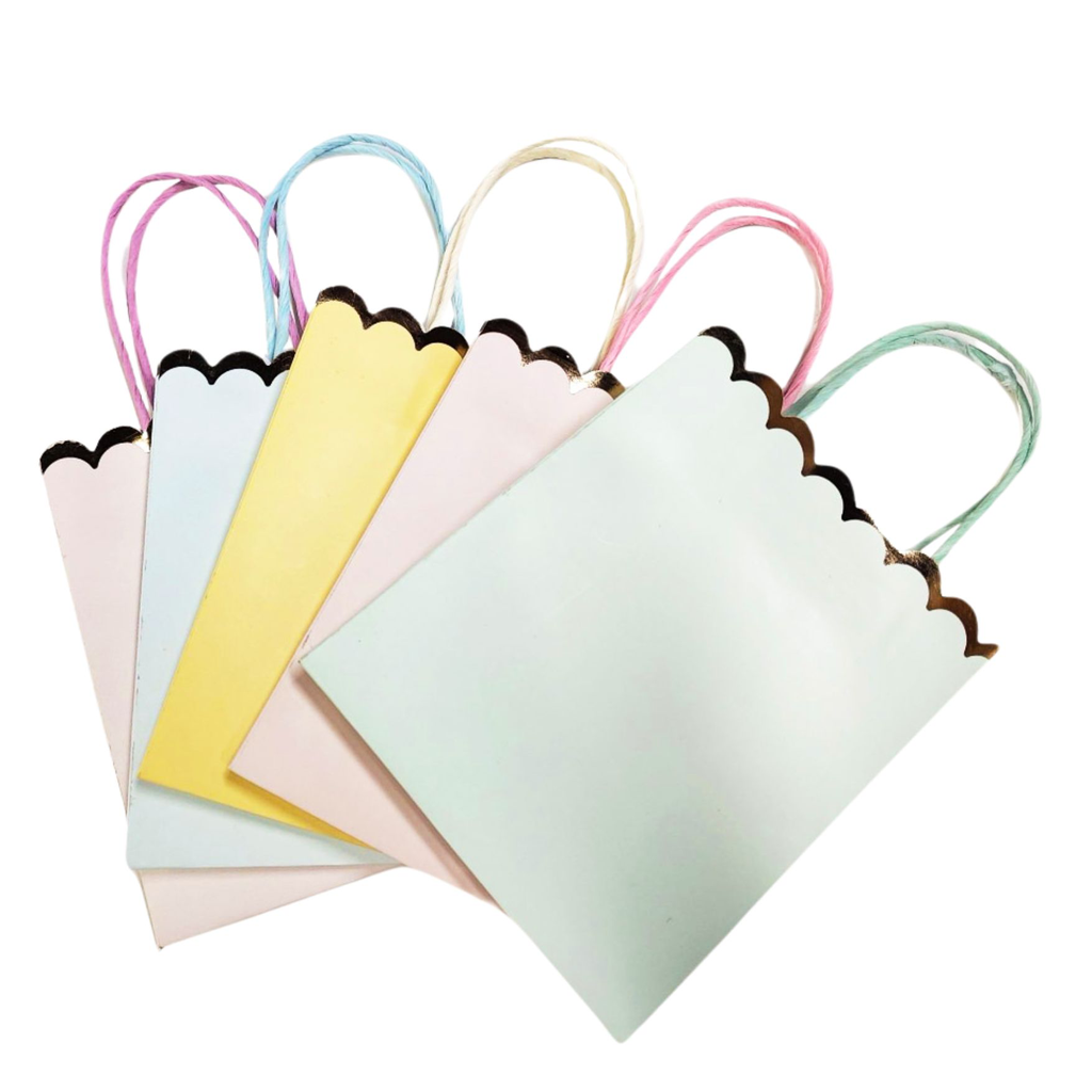 Bolsa de Papel Tonos Pastel 5pz
