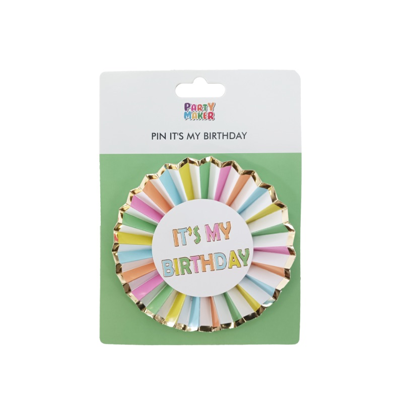 Boton It's My Birthday