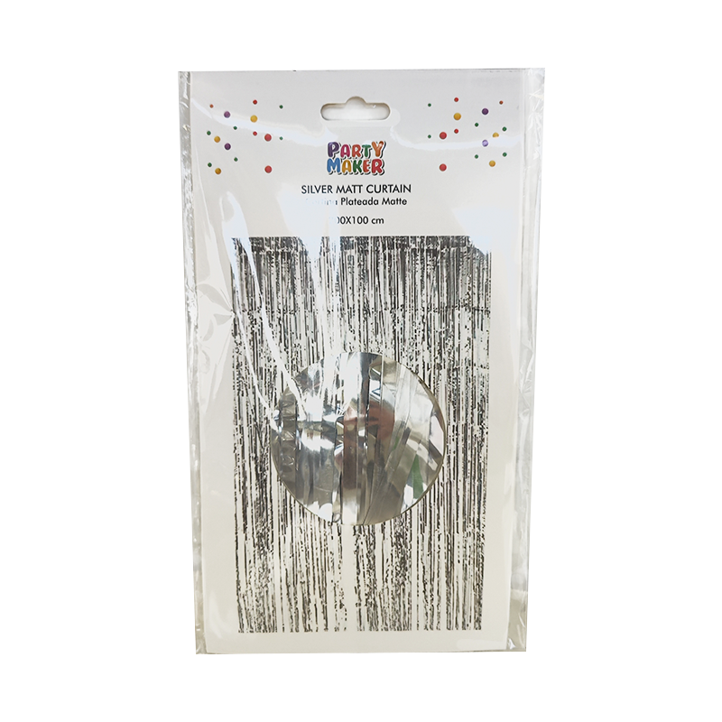 Cortina Plateada Mate