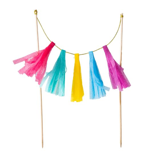 Topper para Pastel Mini Garland