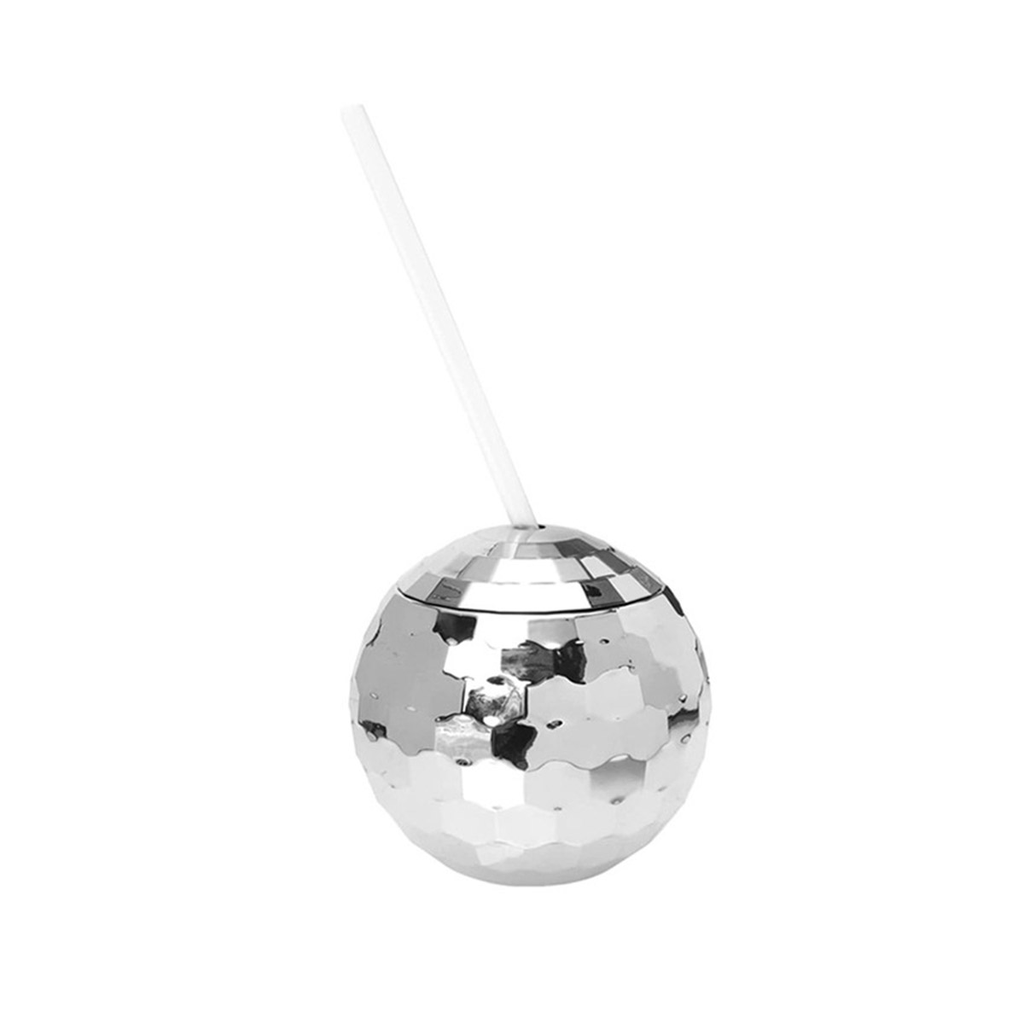 Vaso Bola Disco Plata