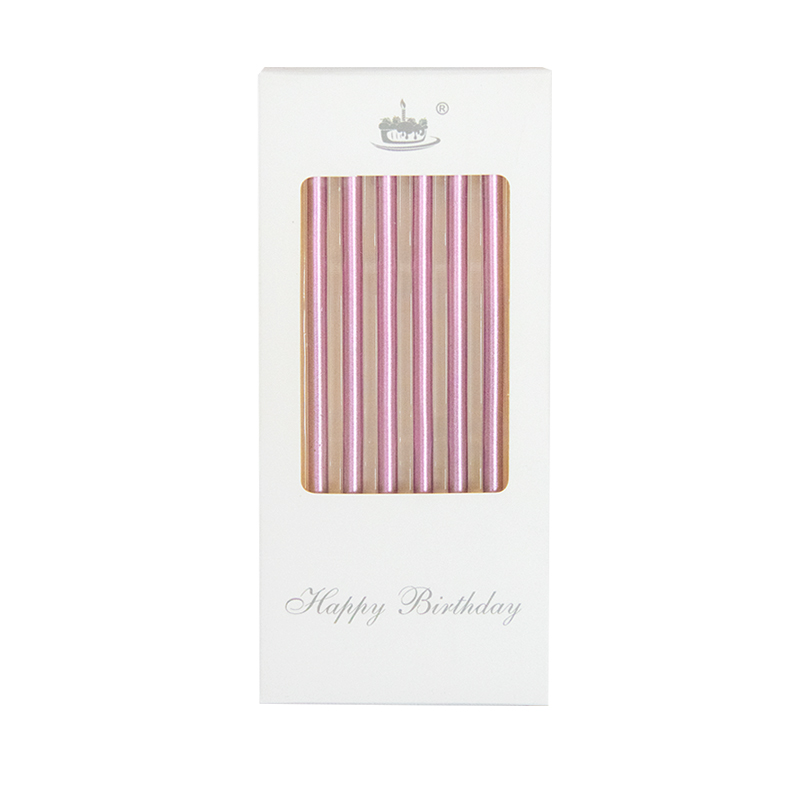 Velas Metallicas Rosa