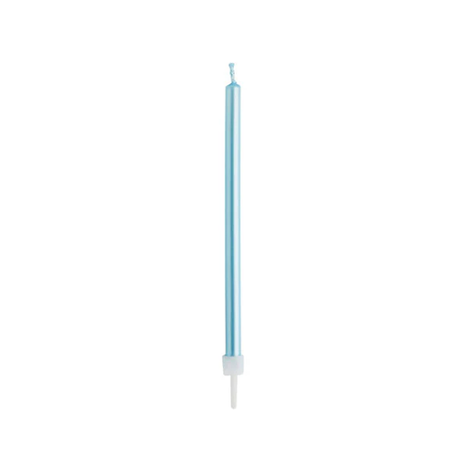 [P07.CGL216BL] Blue Skinny Candles C/12