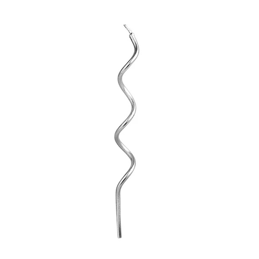 [P07.HBMM1103] Curly candles silver C/12