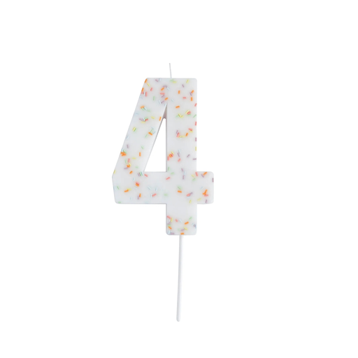 [P07.HBGP129] Candle giant pastel sprinkle no.4