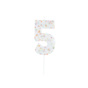 Candle giant pastel sprinkle no.5