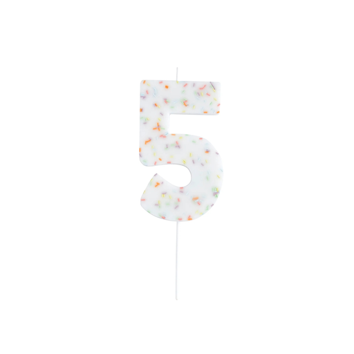 [P07.HBGP130] Candle giant pastel sprinkle no.5