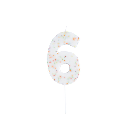 [P07.HBGP131] Candle giant pastel sprinkle no.6