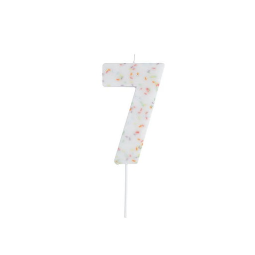 [P07.HBGP132] Candle giant pastel sprinkle no.7