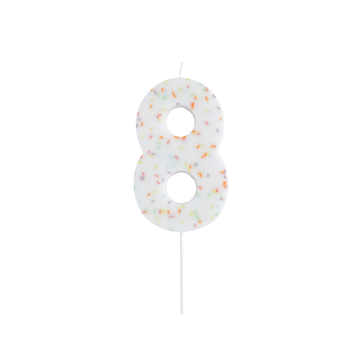 [P07.HBGP133] Candle giant pastel sprinkle no.8