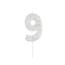 Candle giant pastel sprinkle no.9