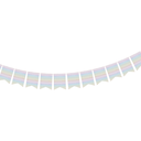 Eco Rainbow Flag Banner 3M