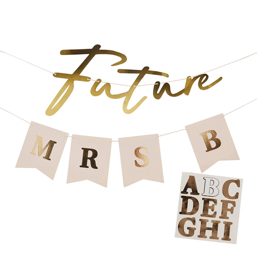 [P07.HBBT100] Banner future mrs personalised W/Stk