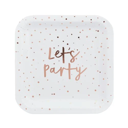 Plato 9 Rose Gold 'Let's Party' C/8