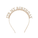 Headband gold birthday