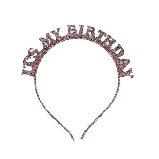 [P07.HBMM361] Headband rose gold birthday