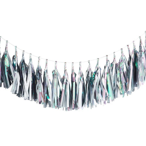 [P07.HBMM151] Iridescent Tassel Garland 3mt