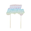 Eco Birthday' Card Cake Topper